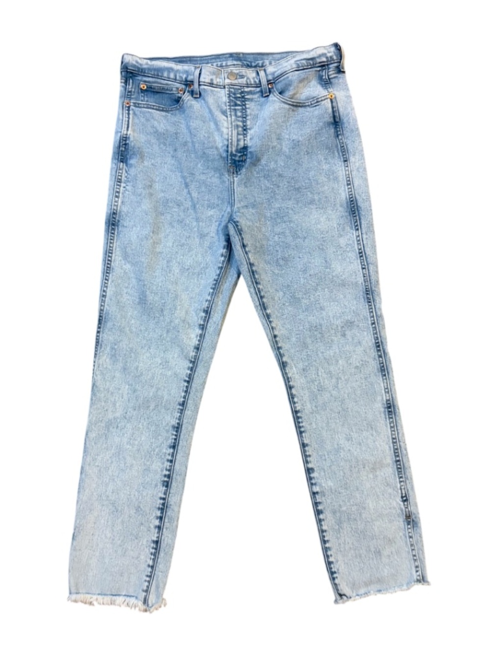 Gap Vintage Slim High Rise Split Hem Jeans